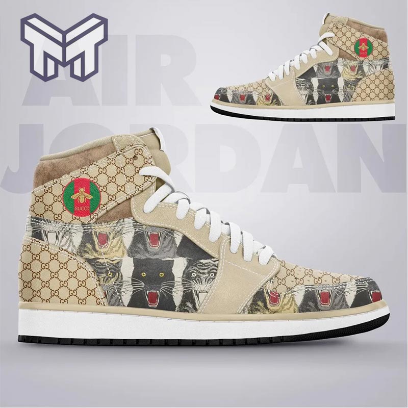 Ideafootwear Gucci AJ1 High Sneakers Shoes For Men And Women 15