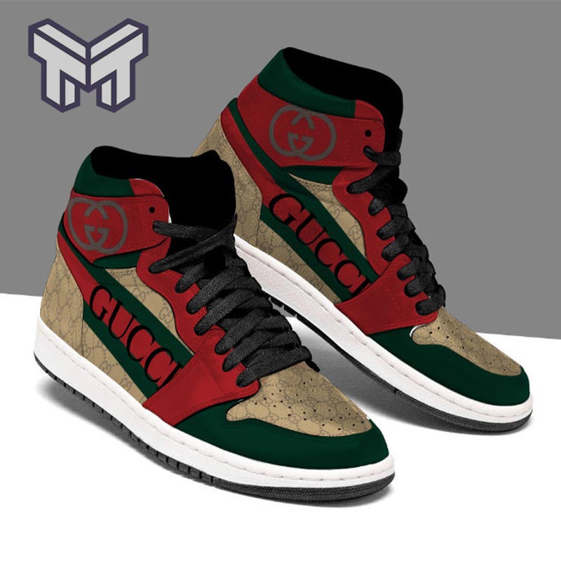 Ideafootwear Gucci AJ1 High Sneakers Shoes For Men And Women 20