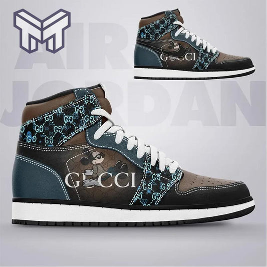 Ideafootwear Gucci AJ1 High Sneakers Shoes For Men And Women 12