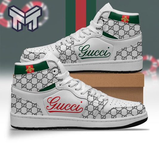 Ideafootwear Gucci AJ1 High Sneakers Shoes For Men And Women 18