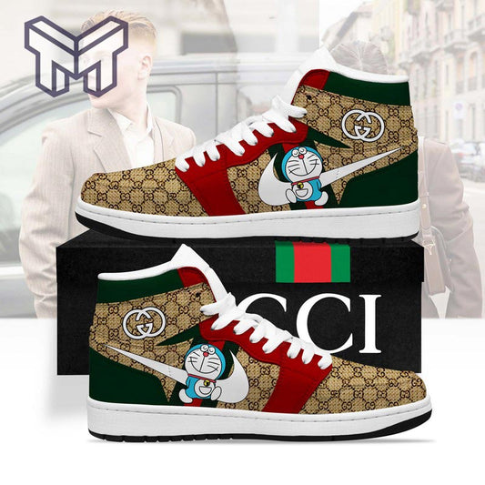 Ideafootwear Gucci AJ1 High Sneakers Shoes For Men And Women 5