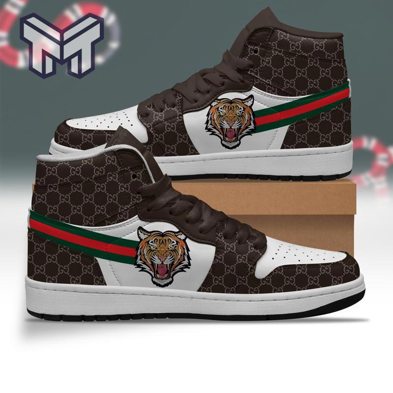 Ideafootwear Gucci AJ1 High Sneakers Shoes For Men And Women 10