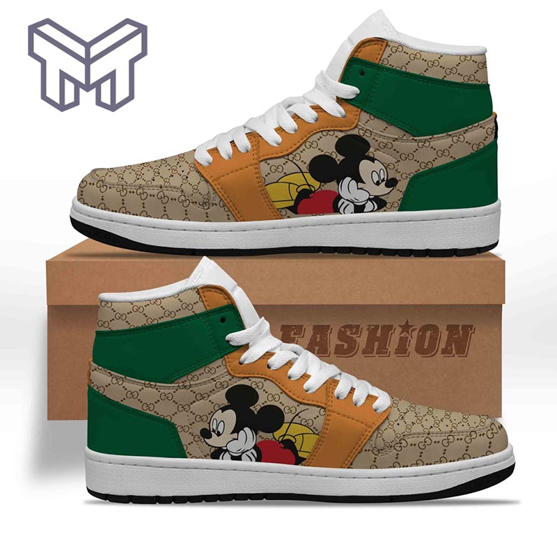 Ideafootwear Gucci AJ1 High Sneakers Shoes For Men And Women 17