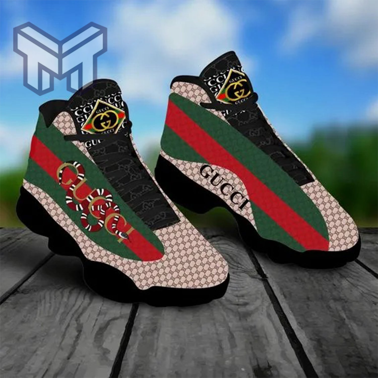 Ideafootwear Gucci AJ13 Sneakers Shoes For Men And Women 17