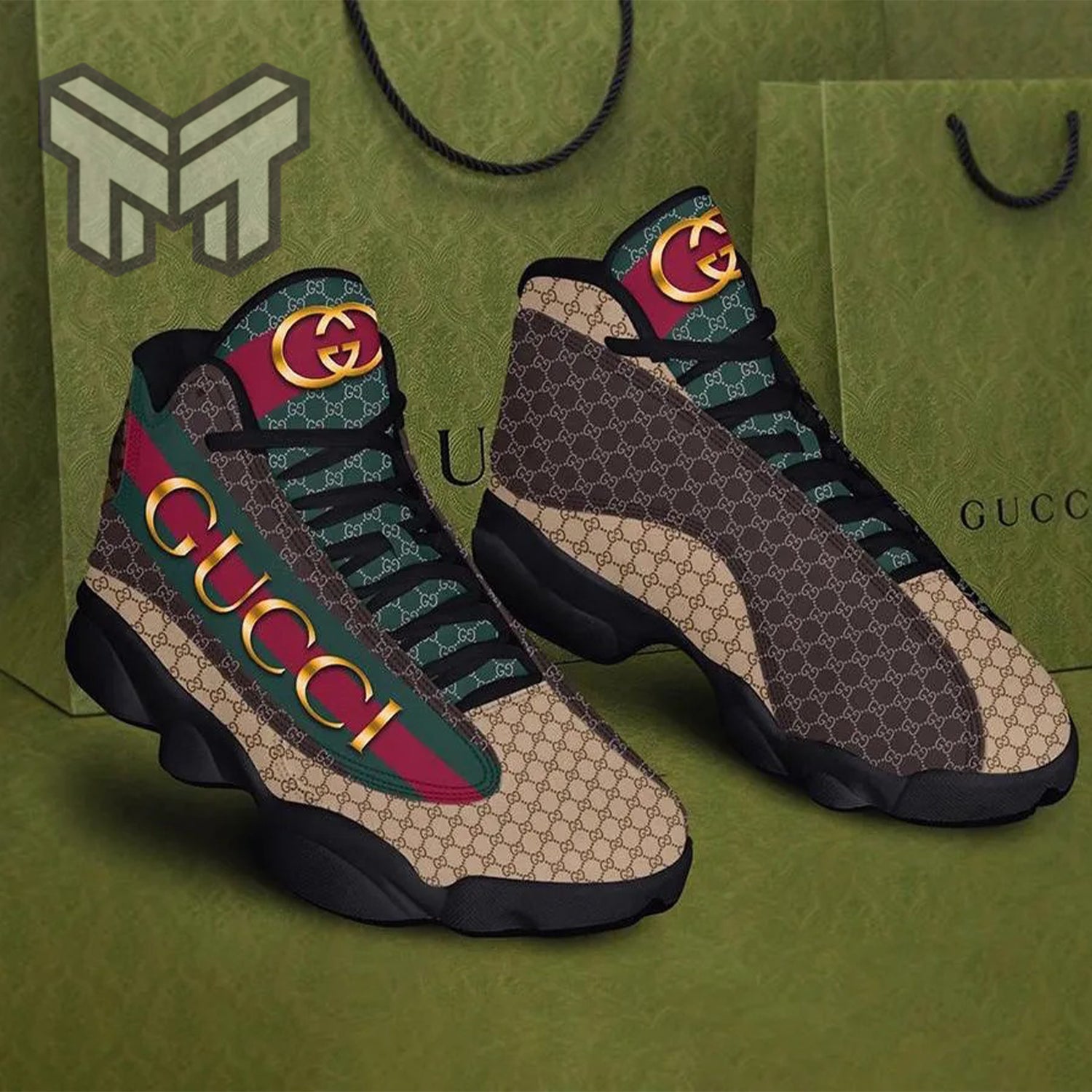 Ideafootwear Gucci AJ13 Sneakers Shoes For Men And Women 33