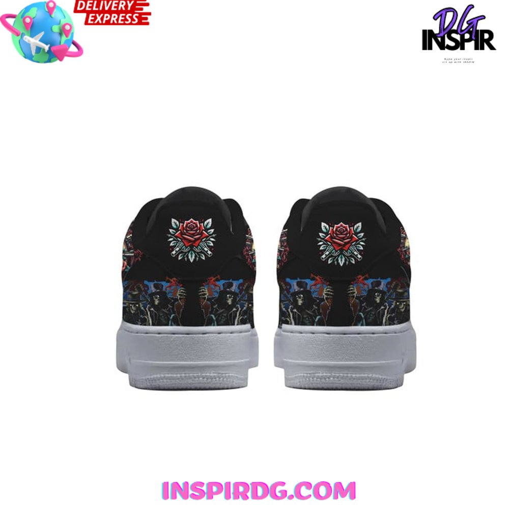 Ideafootwear Guns N' Roses Air Low-Top Sneakers Shoes For Men And Women 2