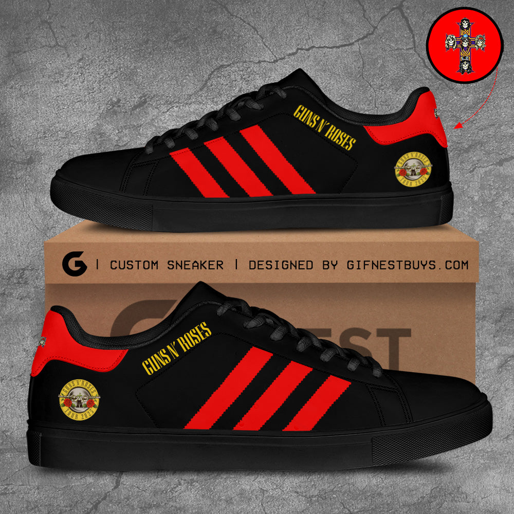 Ideafootwear Guns N' Roses Skate Stan Shoes Sneakes For Men And Women 1