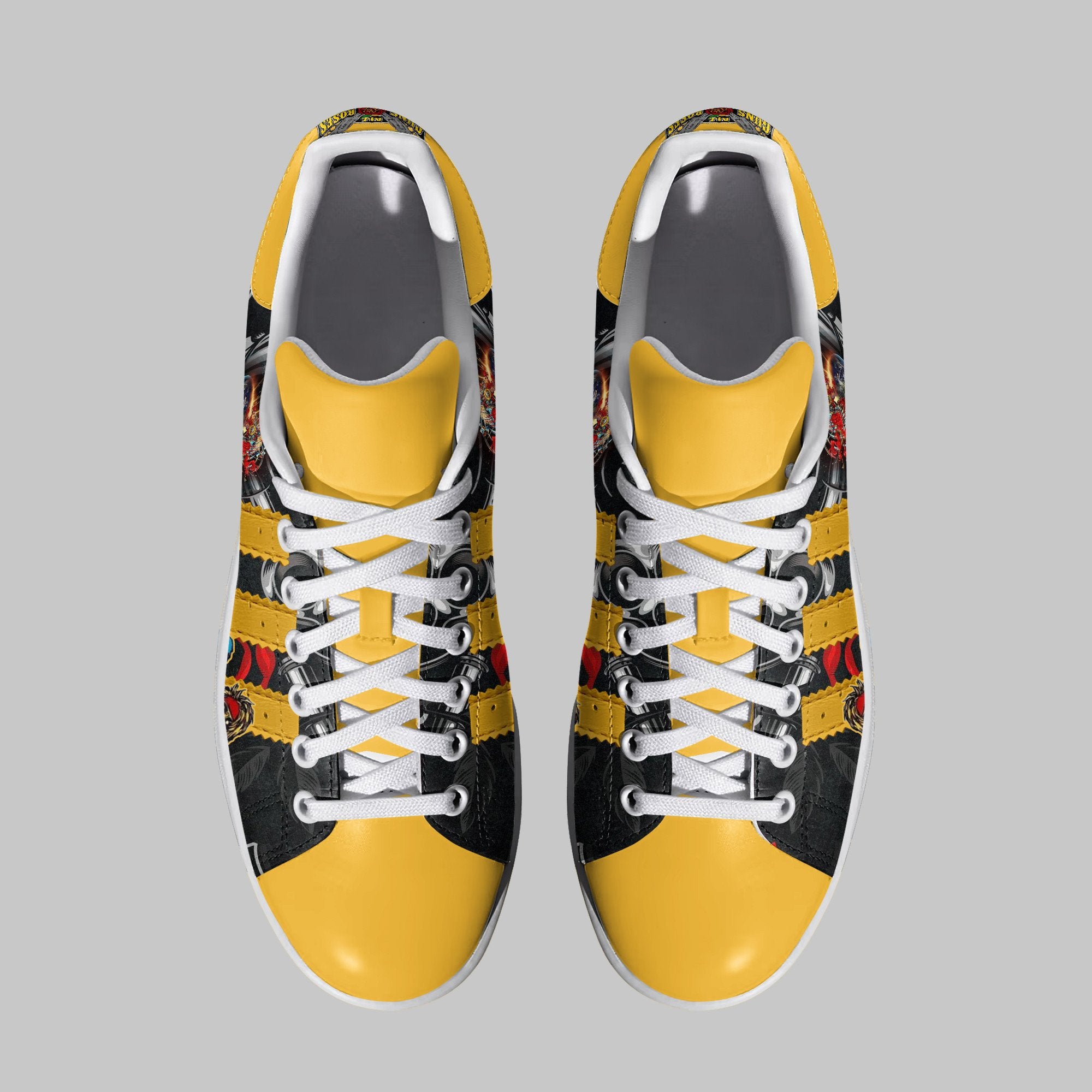 Ideafootwear Guns N' Roses Skate Stan Shoes Sneakes For Men And Women 2