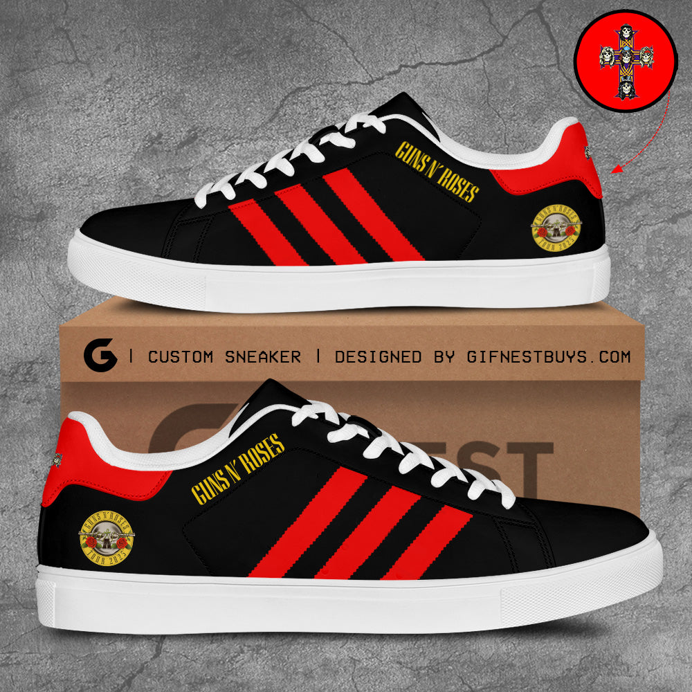 Ideafootwear Guns N' Roses Skate Stan Shoes Sneakes For Men And Women 1