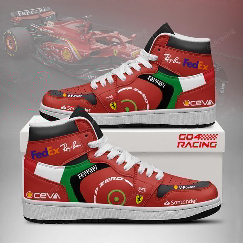 Ideafootwear Haas Formula AJ1 High Sneakers Shoes For Men And Women 1