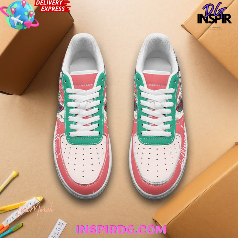 Ideafootwear Hallmark Christmas Wonderland Air Low-Top Sneakers Shoes For Men And Women 1