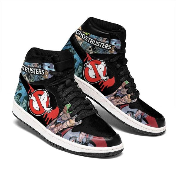 Ideafootwear Halloween Ghostbusters AJ1 High Sneakers Shoes For Men And Women 1