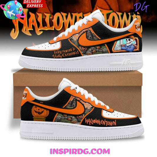 Ideafootwear Halloweentown Air Low-Top Sneakers Shoes For Men And Women 1