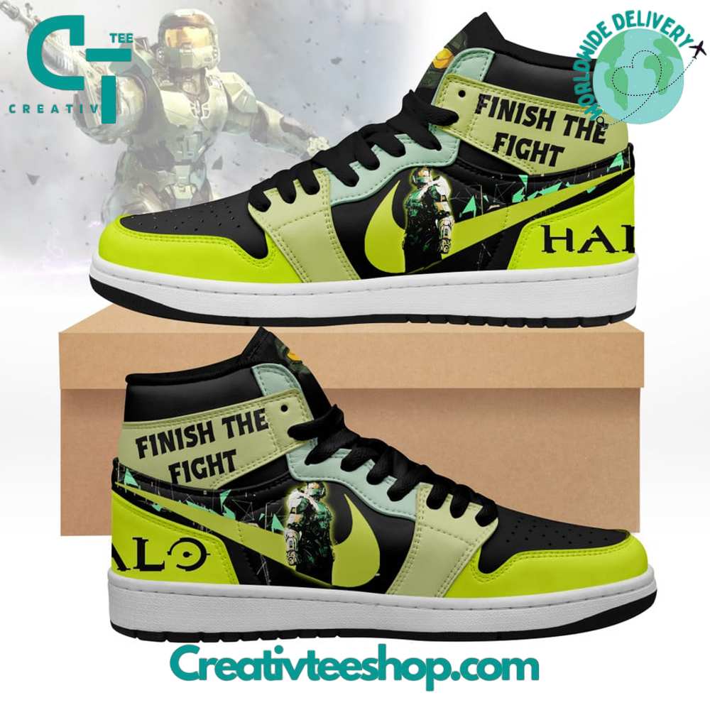 Ideafootwear Halo Finish The Fight AJ1 High Sneakers Shoes For Men And Women 1