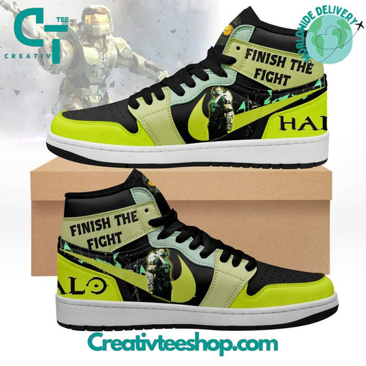 Ideafootwear Halo Finish The Fight AJ1 High Sneakers Shoes For Men And Women 1