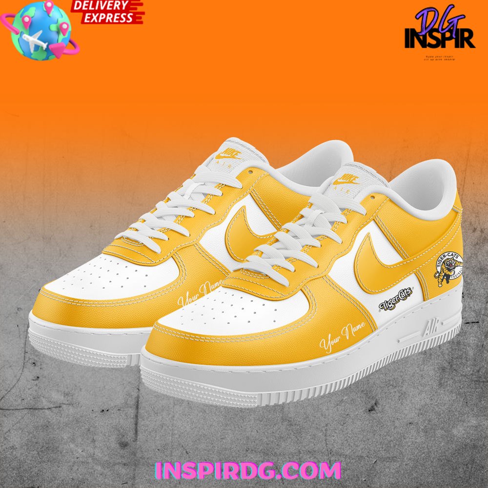 Ideafootwear Hamilton Tiger-Cats Air Low-Top Sneakers Shoes For Men And Women 2