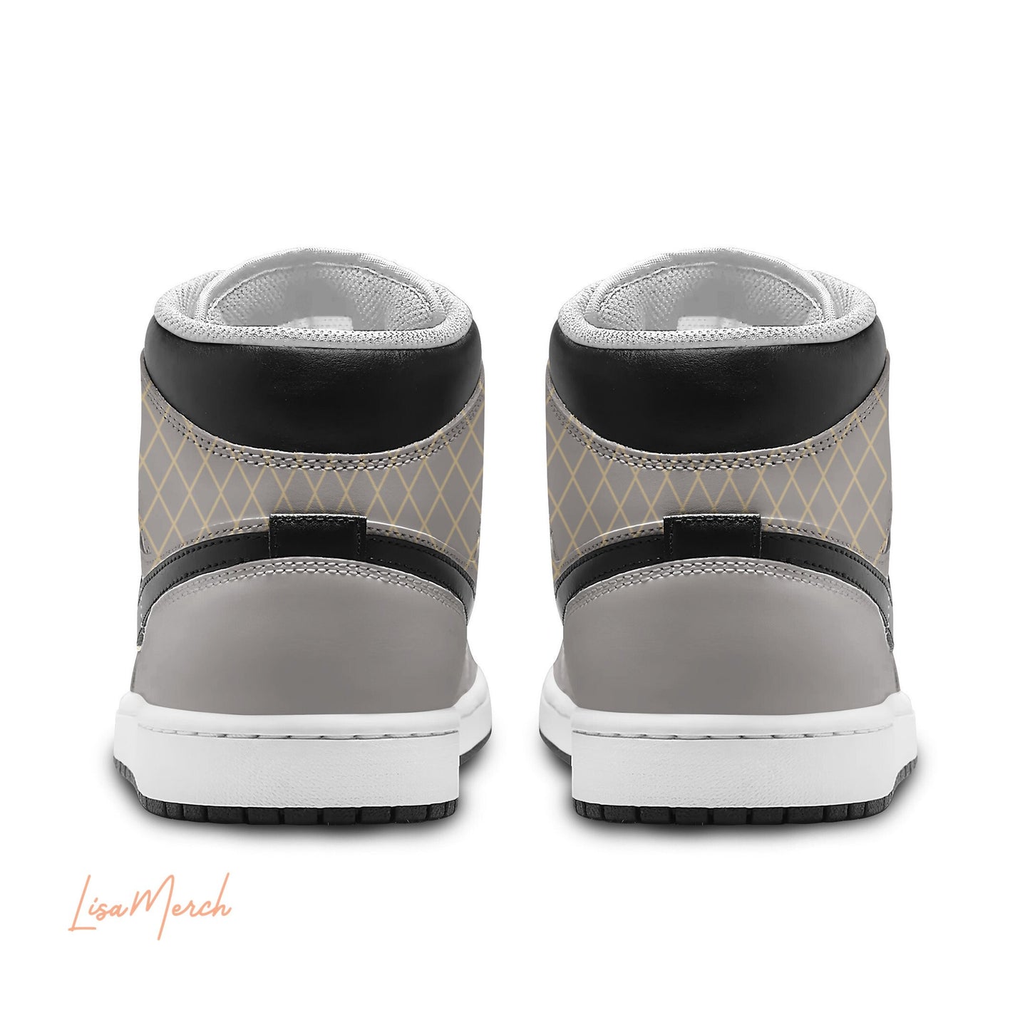 Ideafootwear Hammered Threads AJ1 High Sneakers Shoes For Men And Women 1