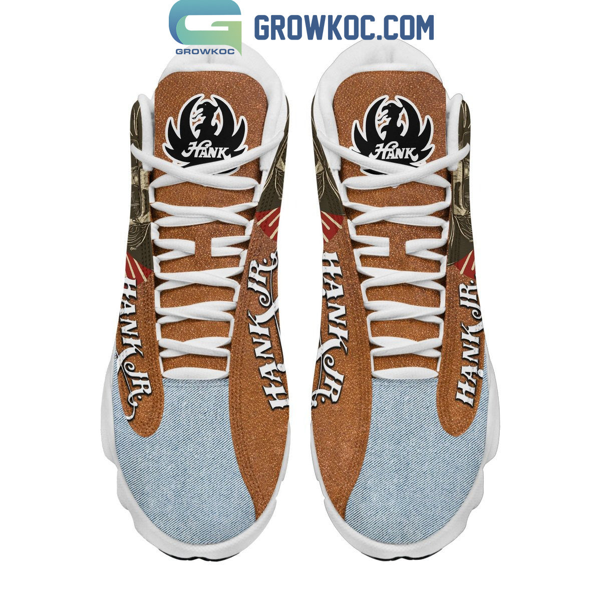 Ideafootwear Hank Williams Jr. AJ13 Sneakers Shoes For Men And Women 1