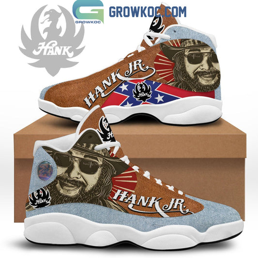 Ideafootwear Hank Williams Jr. AJ13 Sneakers Shoes For Men And Women 1