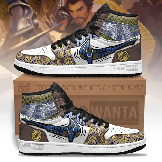 Ideafootwear Hanzo Overwatch AJ1 High Sneakers Shoes For Men And Women 1