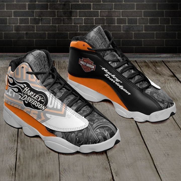 Ideafootwear Harley Davidson AJ13 Sneakers Shoes For Men And Women 10