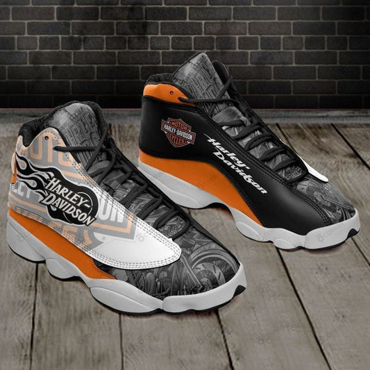 Ideafootwear Harley Davidson AJ13 Sneakers Shoes For Men And Women 10