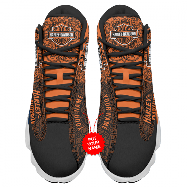 Ideafootwear Harley Davidson AJ13 Sneakers Shoes For Men And Women 2