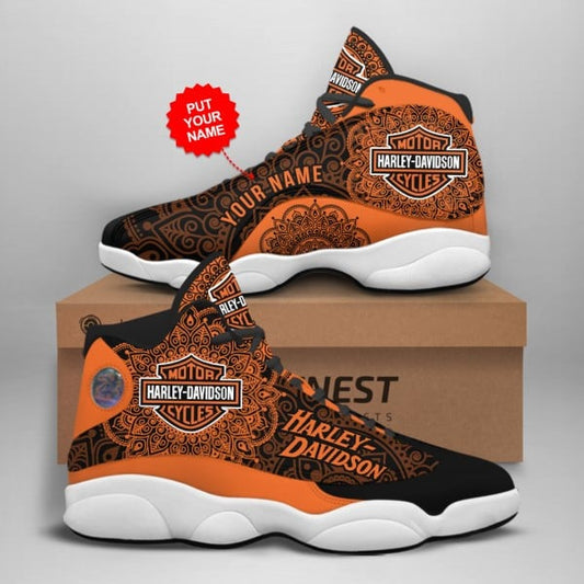 Ideafootwear Harley Davidson AJ13 Sneakers Shoes For Men And Women 2