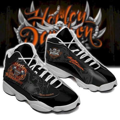 Ideafootwear Harley Davidson AJ13 Sneakers Shoes For Men And Women 26