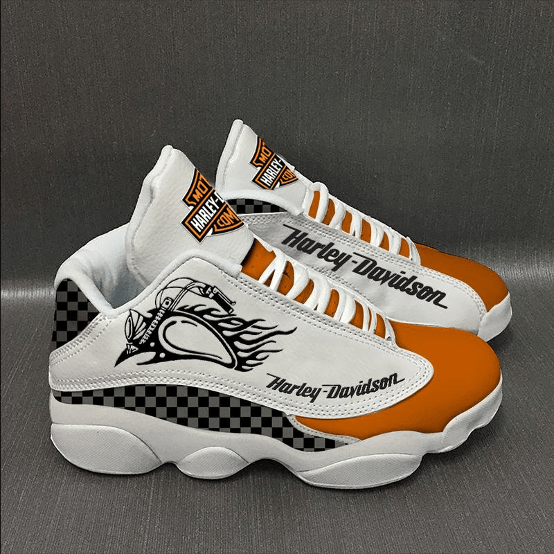 Ideafootwear Harley Davidson AJ13 Sneakers Shoes For Men And Women 6