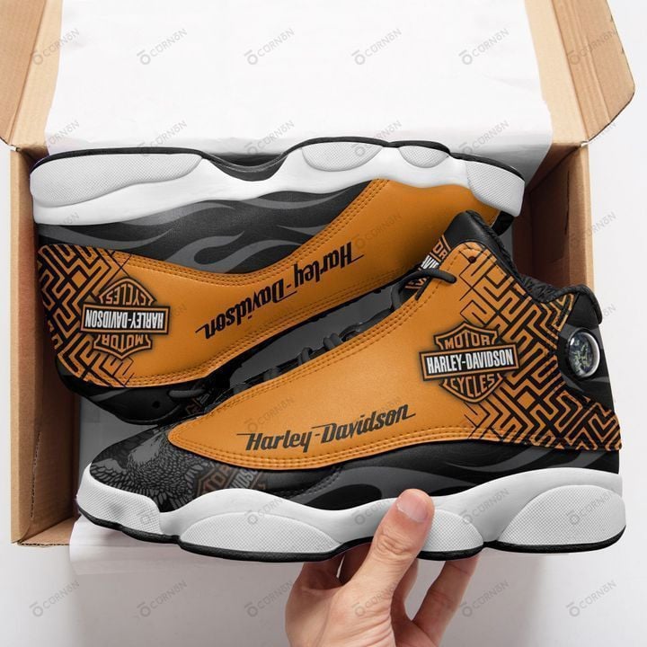 Ideafootwear Harley Davidson AJ13 Sneakers Shoes For Men And Women 12