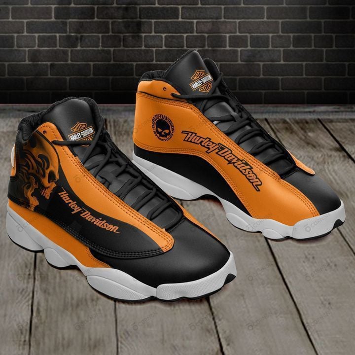 Ideafootwear Harley Davidson AJ13 Sneakers Shoes For Men And Women 15