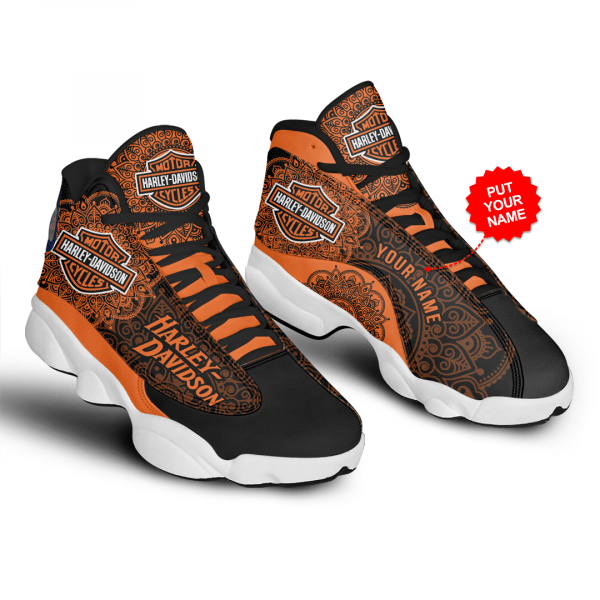 Ideafootwear Harley Davidson AJ13 Sneakers Shoes For Men And Women 2