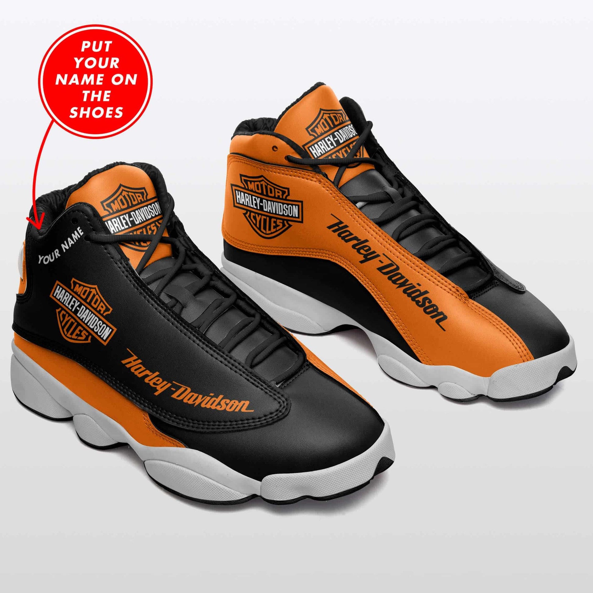 Ideafootwear Harley Davidson AJ13 Sneakers Shoes For Men And Women 1