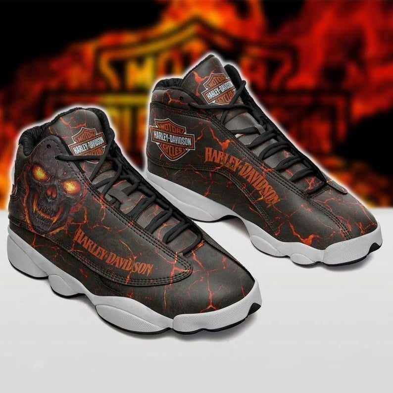 Ideafootwear Harley Davidson AJ13 Sneakers Shoes For Men And Women 11