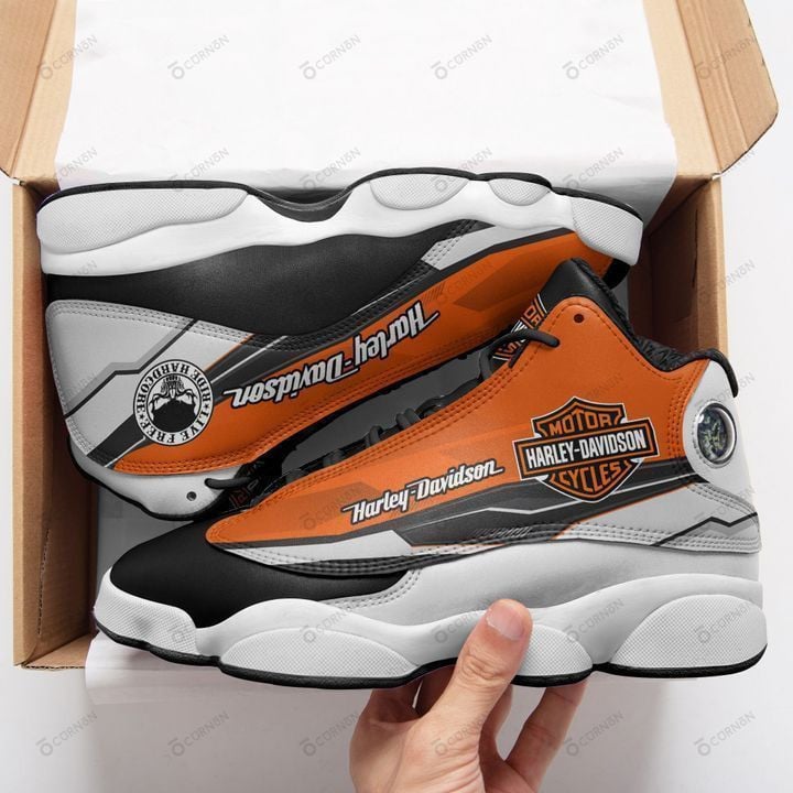 Ideafootwear Harley Davidson AJ13 Sneakers Shoes For Men And Women 5