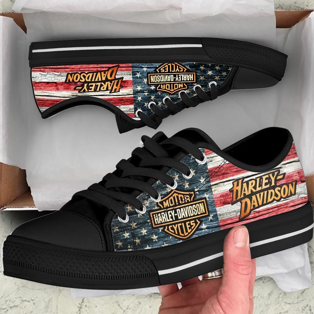 Ideafootwear Harley Davidson Skate Stan Shoes Sneakes For Men And Women 3