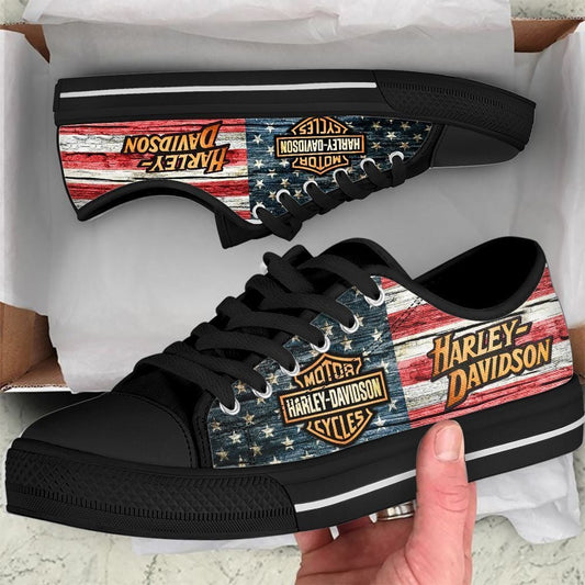 Ideafootwear Harley Davidson Skate Stan Shoes Sneakes For Men And Women 3