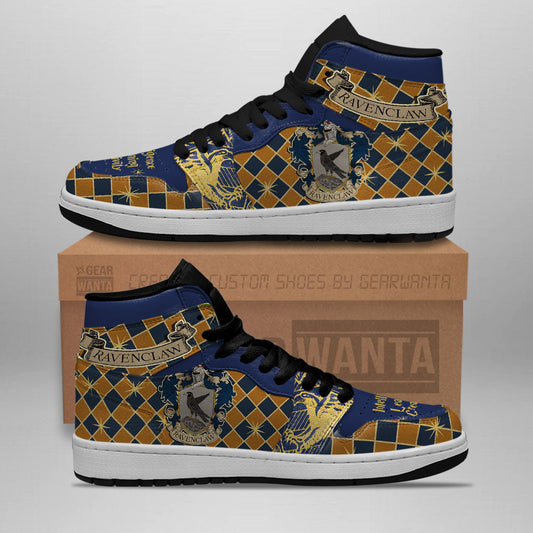 Ideafootwear Harry Potter AJ1 High Sneakers Shoes For Men And Women 2