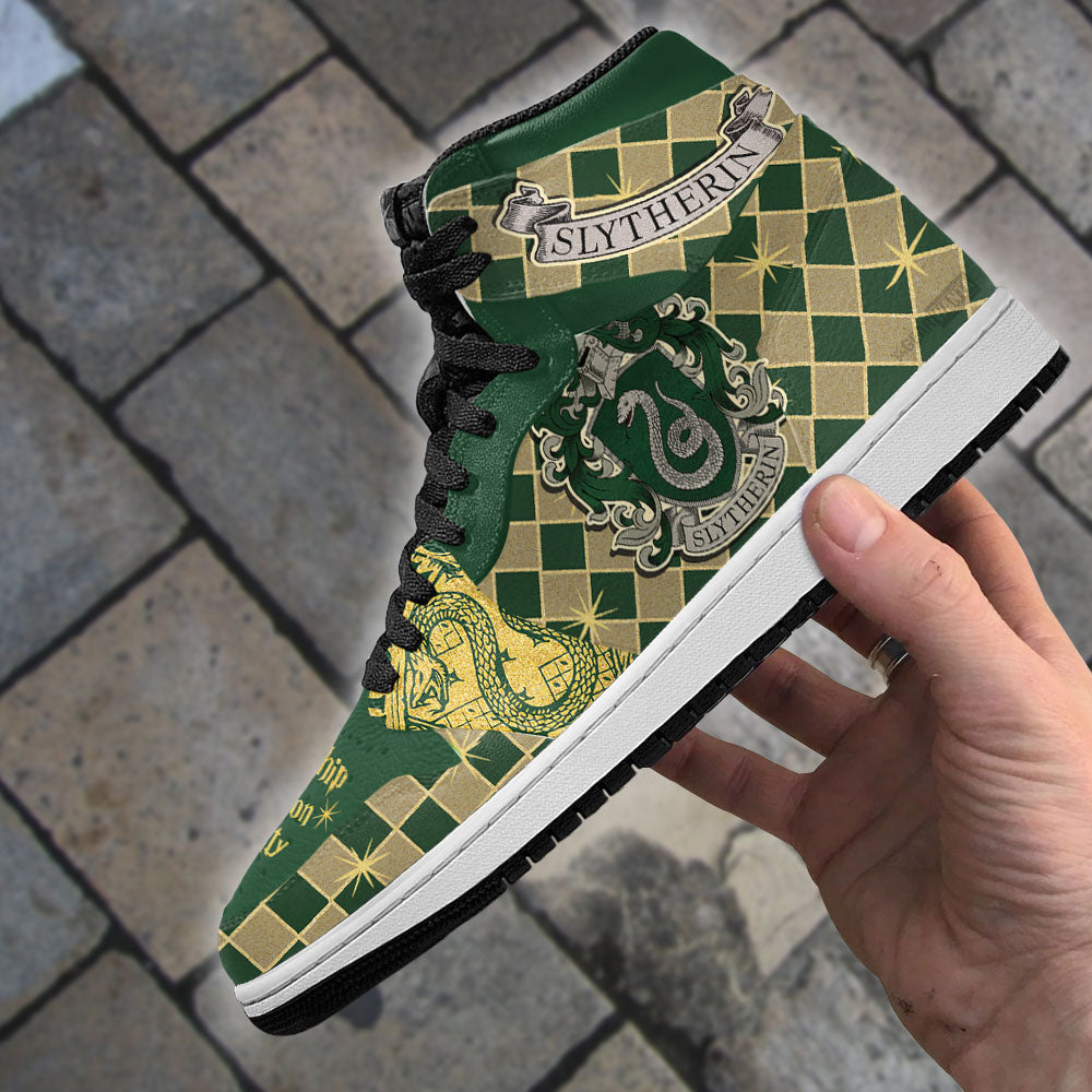 Ideafootwear Harry Potter AJ1 High Sneakers Shoes For Men And Women 1