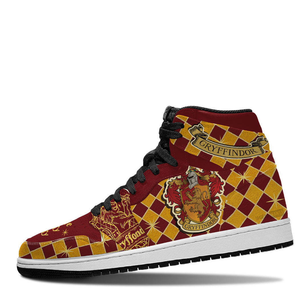 Ideafootwear Harry Potter AJ1 High Sneakers Shoes For Men And Women 4