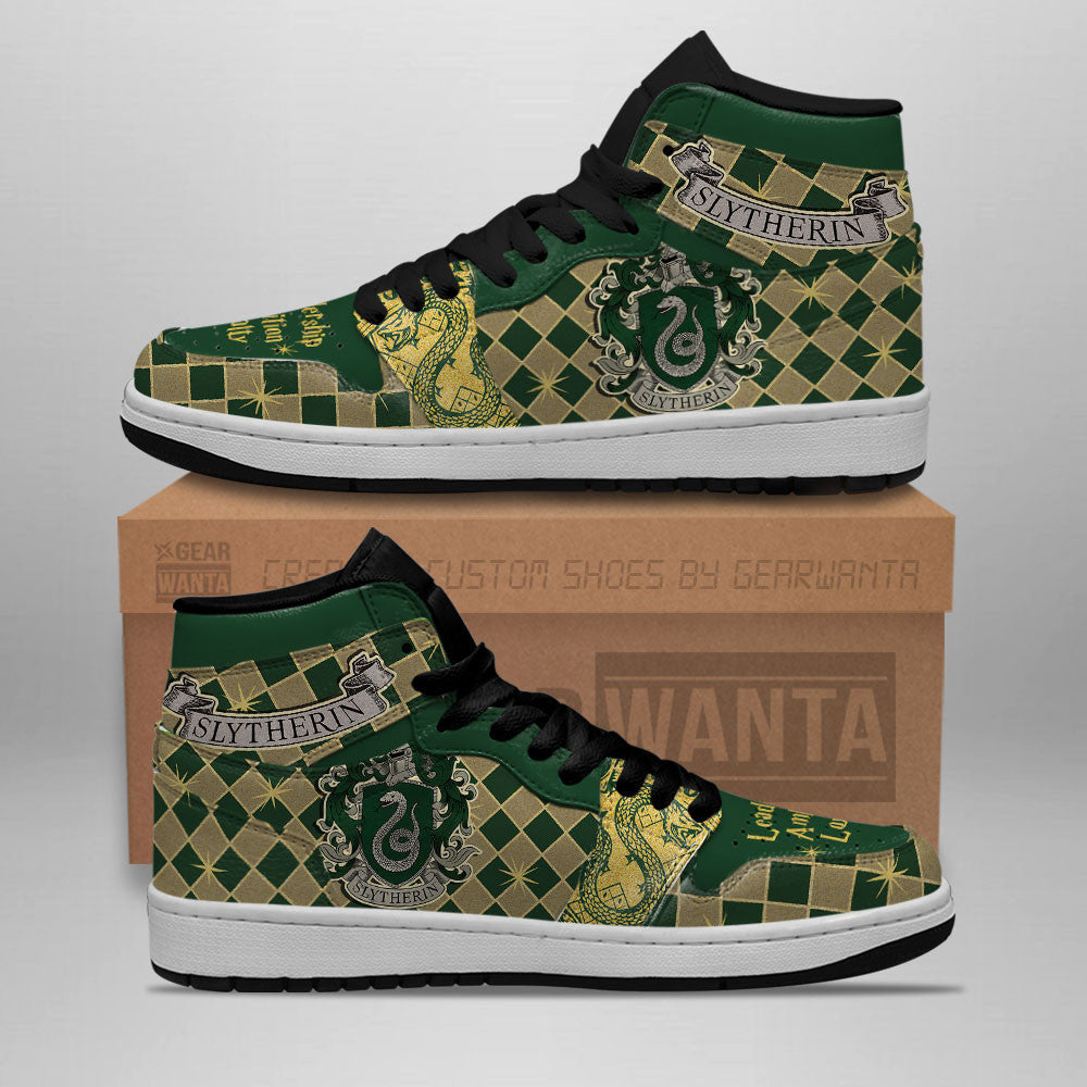 Ideafootwear Harry Potter AJ1 High Sneakers Shoes For Men And Women 1