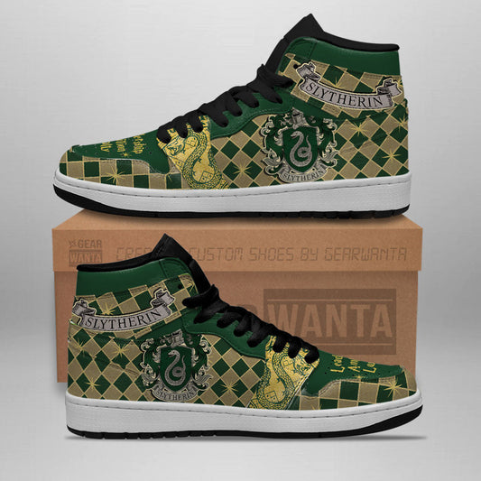 Ideafootwear Harry Potter AJ1 High Sneakers Shoes For Men And Women 1