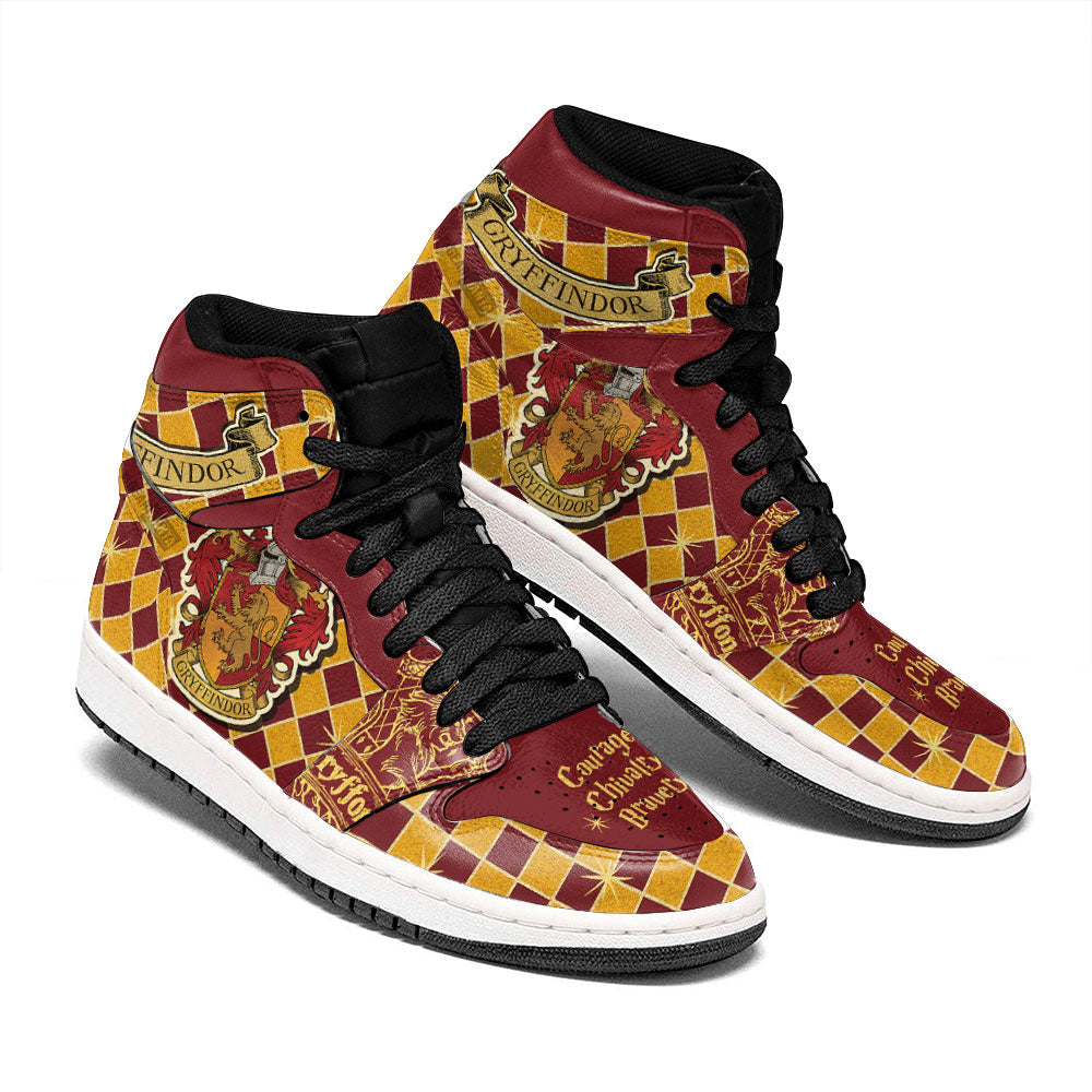 Ideafootwear Harry Potter AJ1 High Sneakers Shoes For Men And Women 4