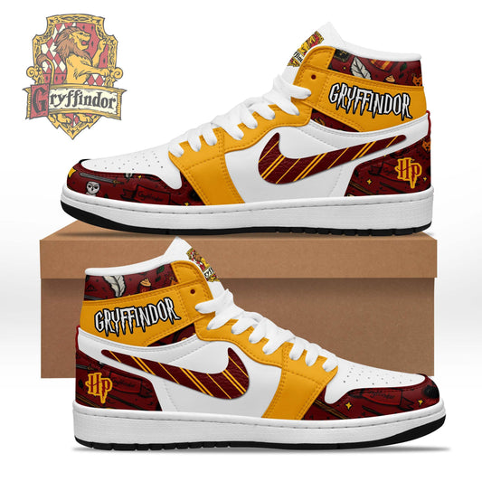 Ideafootwear Harry Potter Gryffindor AJ1 High Sneakers Shoes For Men And Women 1