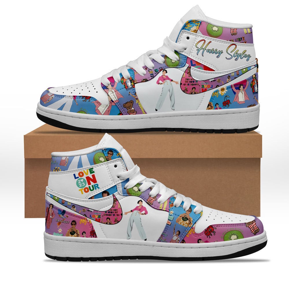 Ideafootwear Harry Styles AJ1 High Sneakers Shoes For Men And Women 9