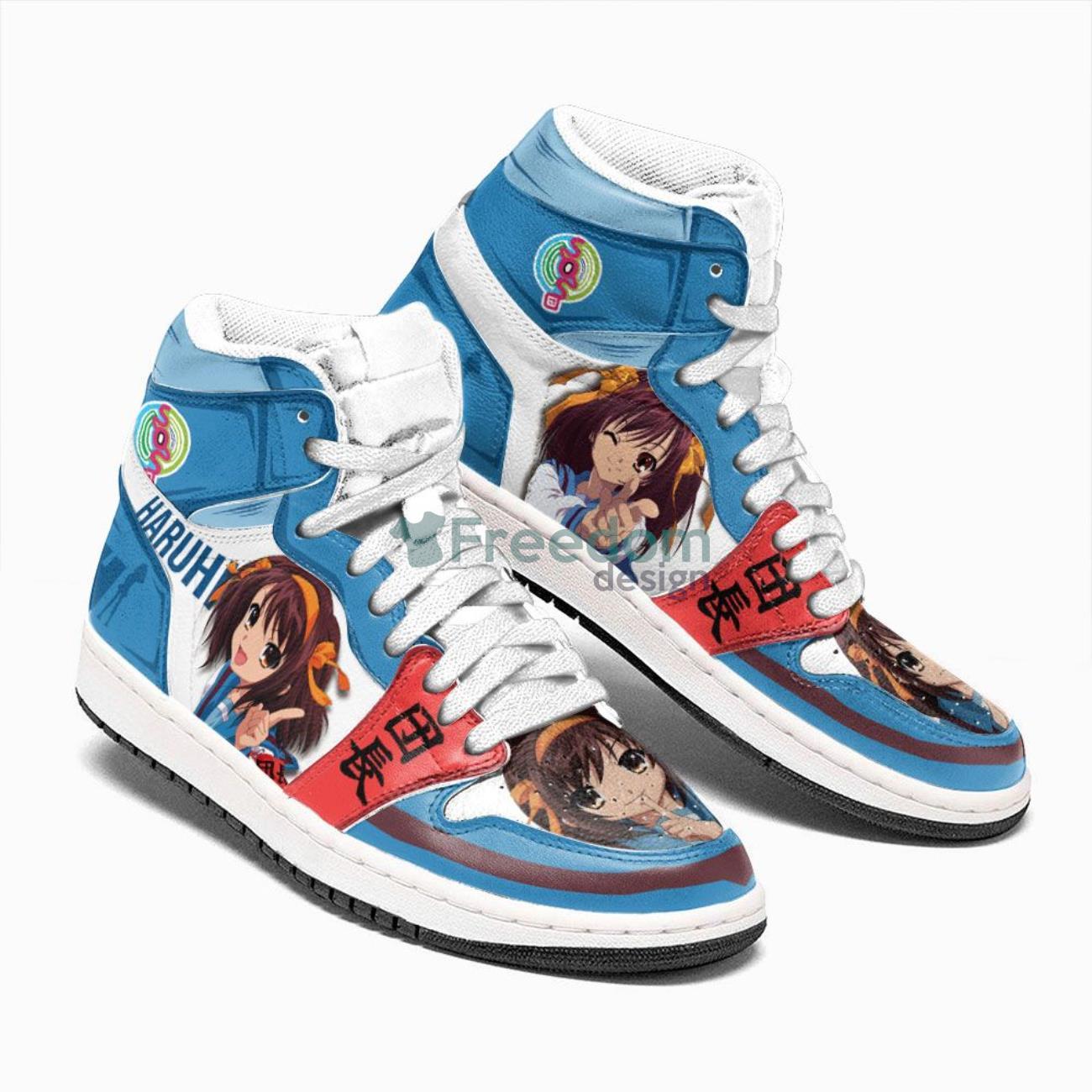 Ideafootwear Haruhi Suzumiya AJ1 High Sneakers Shoes For Men And Women 1
