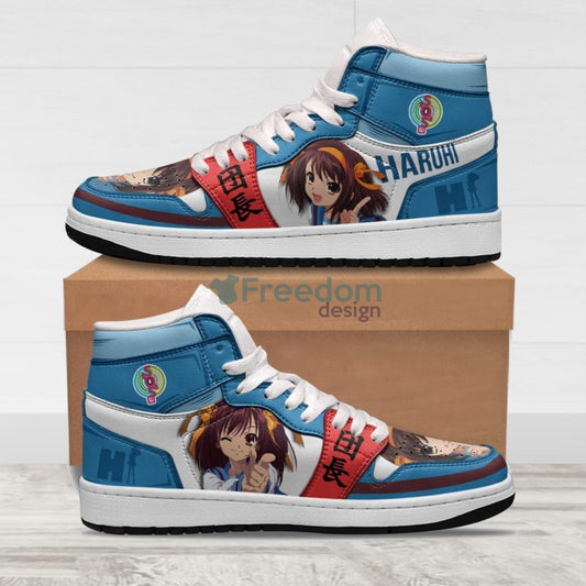 Ideafootwear Haruhi Suzumiya AJ1 High Sneakers Shoes For Men And Women 1