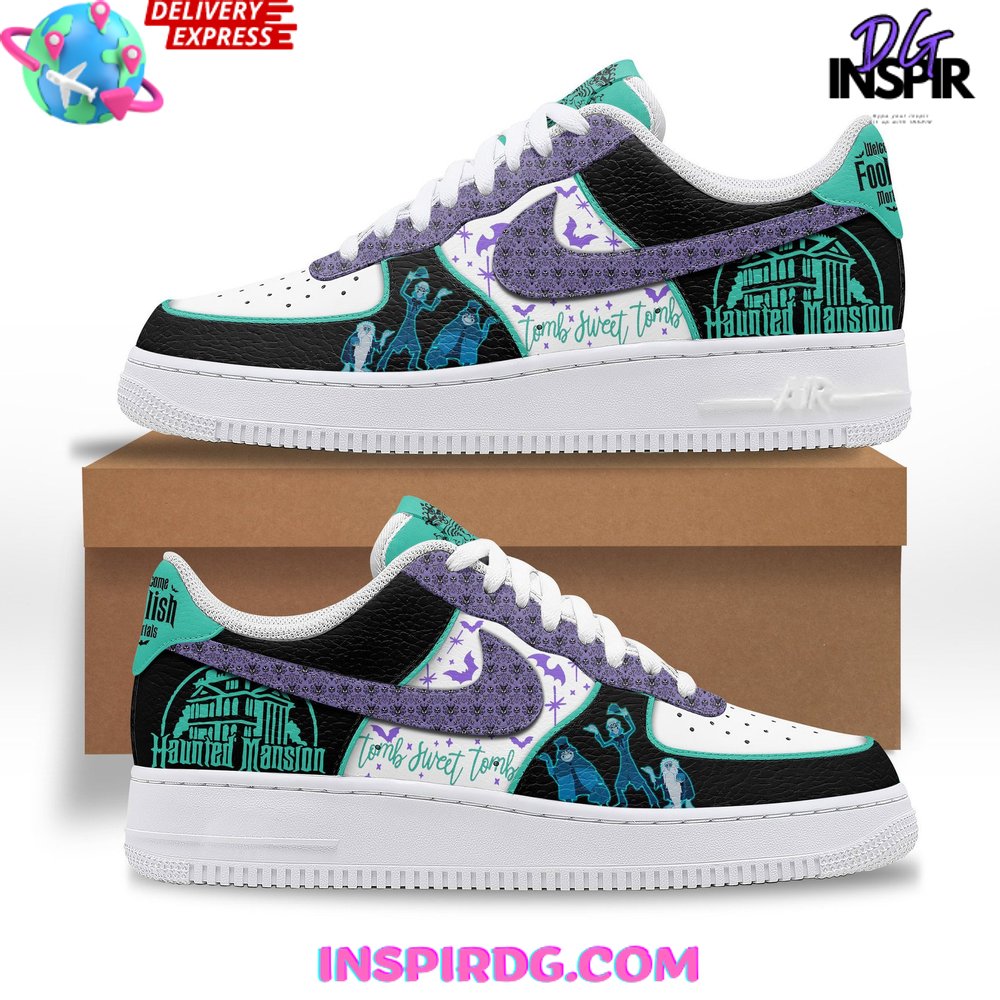 Ideafootwear Haunted Mansion Air Low-Top Sneakers Shoes For Men And Women 1