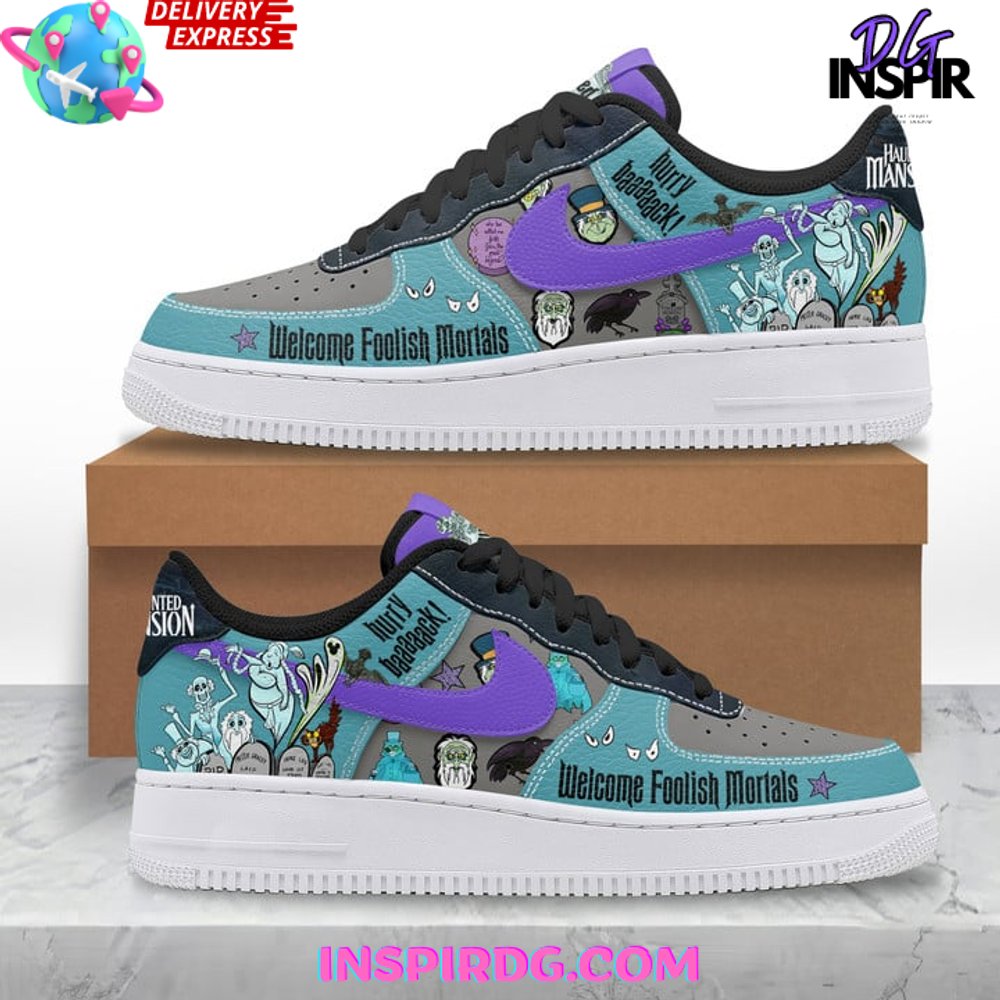 Ideafootwear Haunted Mansion Air Low-Top Sneakers Shoes For Men And Women 2